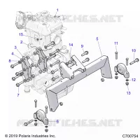 ENGINE, SUPPORT MOTEUR