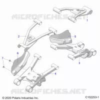 SUSPENSION ARRIERE CONTROL ARMS