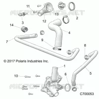 MOTEUR, WATERPUMP AND BYPASS