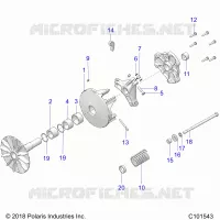 SYSTÃˆME DE TRANSMISSION, PRIMARY CLUTCH