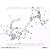 MOTEUR, WATERPUMP AND BYPASS