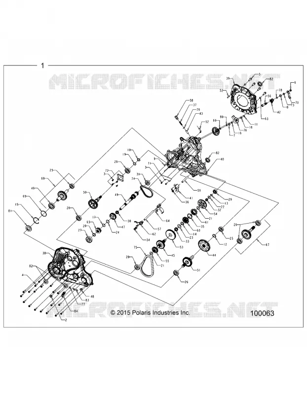 SYSTÈME DE TRANSMISSION, MAIN GEARCASE