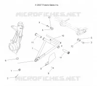 SUSPENSION, A-ARM and SUPPORT MOUNTING