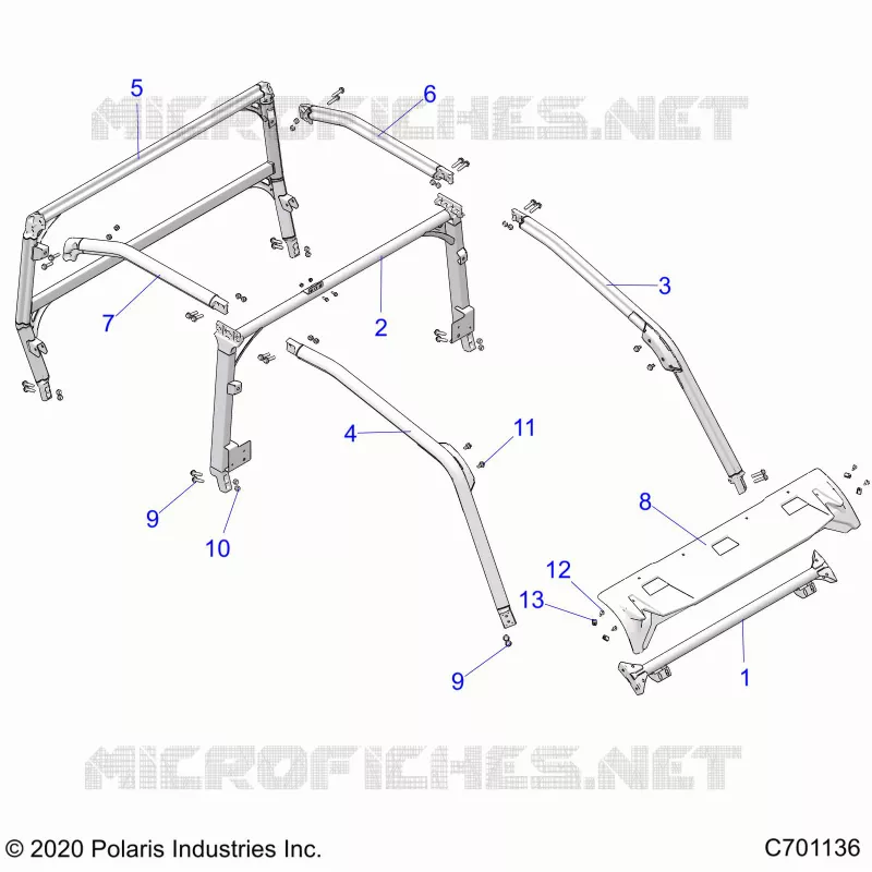 CHASSIS, CAB CADRE