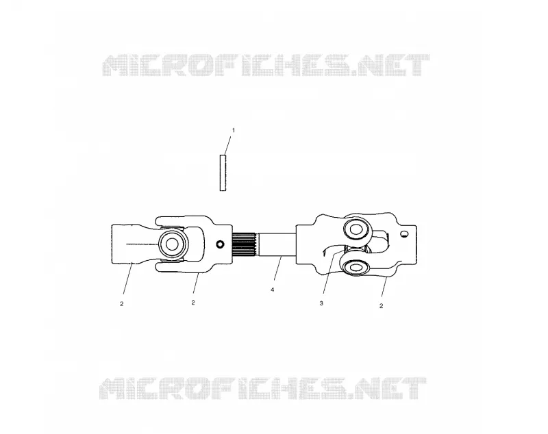 REAR ARBRE DE TRANSMISSION