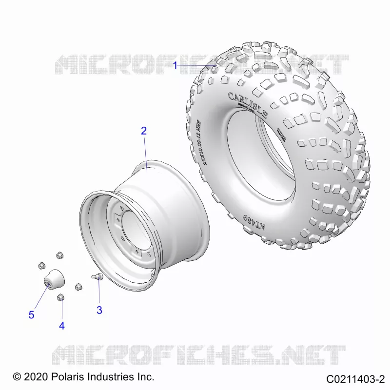 ROUES, REAR TIRE