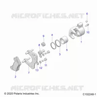 BRAKES, BRAKE ETRIER DE FREIN AVANT