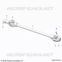 SYSTÃˆME DE TRANSMISSION, FRONT PROP SHAFT