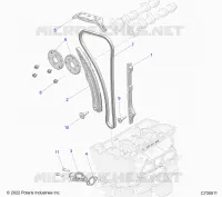 CHAINE DE DISTRIBUTION AND TENSIONER