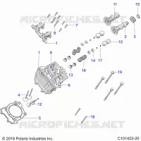ENGINE, CULASSE, CAMS AND VALVES