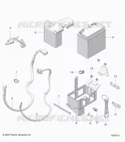ELECTRICITE, BATTERY/BOX AND CABLES
