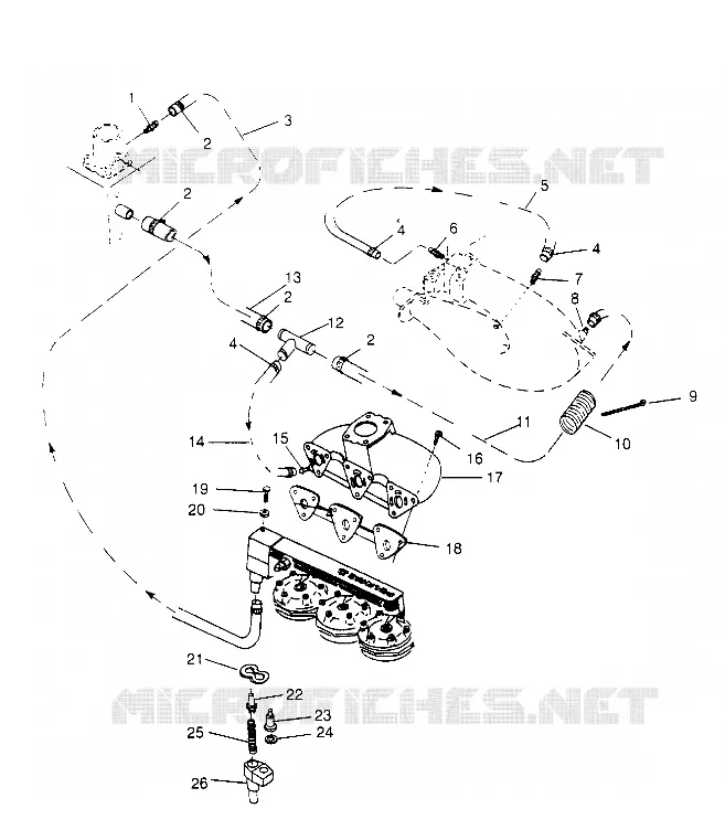 SYSTÈME DE REFROIDISSEMENT  SL 650 B954058 (4930483048B007)