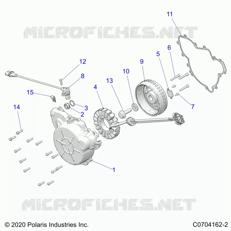 ENGINE, STATOR AND FLYROUE