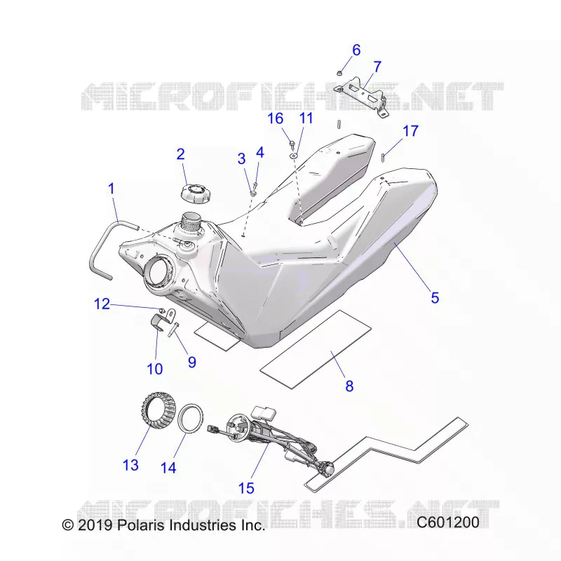 SYSTÃˆME D'ALIMENTATION, FUEL TANK ASM.