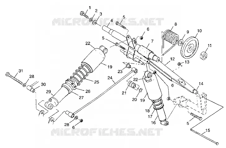 BRAS DE SUSPENSION ARRIERE