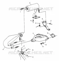 ECHAPPEMENT XLT 0970756, XLT SKS 0970556,  and XLT RMK 0970956 (4937693769C009)