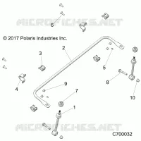 SUSPENSION AVANT STABILIZER BAR- R19RSU99A9/AD/B9/BD (C700032)