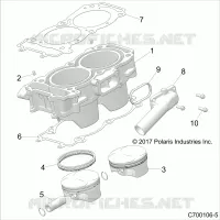 CYLINDRE AND PISTON