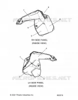 PANNEAUX LATERAUX FOAM/FABRIC
