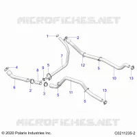 ENGINE, SYSTÃˆME DE REFROIDISSEMENT, HOSES
