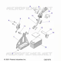 ELECTRICITE, BATTERY, MANUAL START POWER UP COMPONENTS