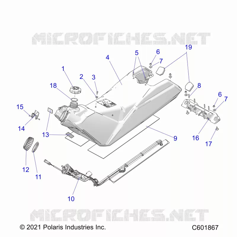 SYSTÃˆME D'ALIMENTATION, FUEL TANK ASM.