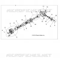 SYSTÈME DE TRANSMISSION, FRONT GEARCASE INTERNALS