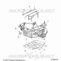 CHASSIS, MAIN FRAME AND SKID PLATES