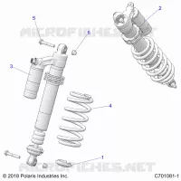 SUSPENSION, AMORTISSEUR AVANT MOUNTING