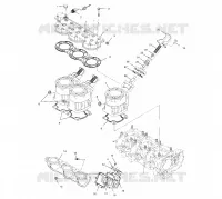 CYLINDER, HEAD   ECHAPPEMENT SOUPAPES