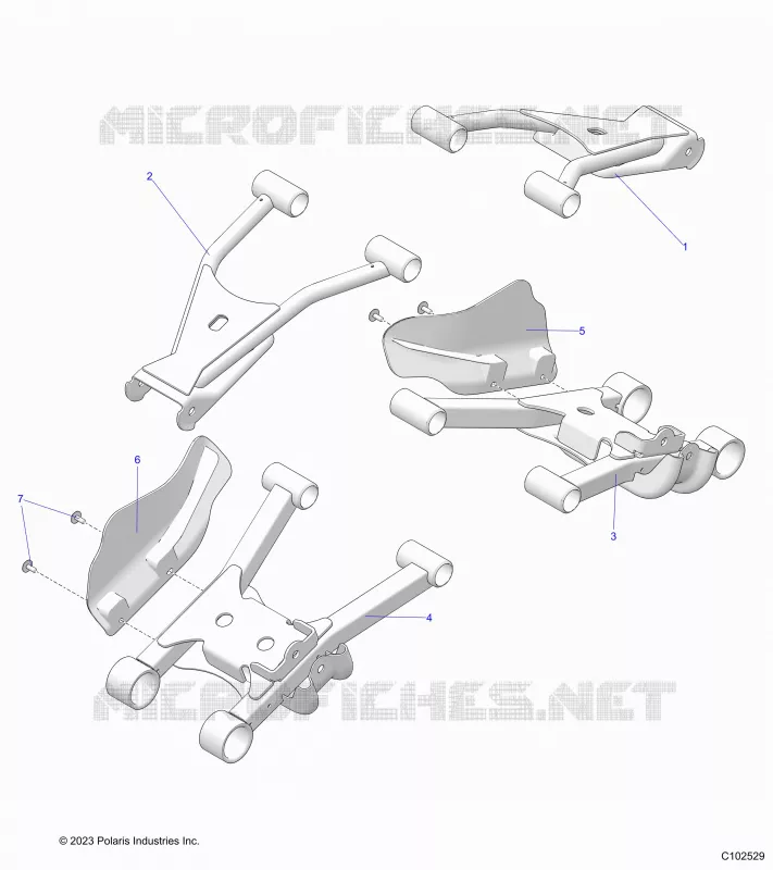 SUSPENSION ARRIERE CONTROL ARMS