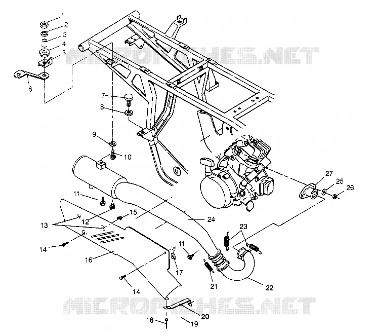 ECHAPPEMENT 2x4 300 W947530 (4926742674A009)