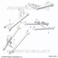 SUSPENSION ARRIERE CONTROL ARMS