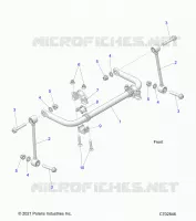 SUSPENSION, FRONT BARRE STABILISATRICE