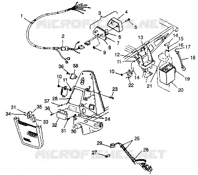 ELECTRICITE/FEU ARRIERE