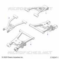SUSPENSIONDLE CONTROL ARMS
