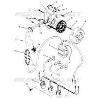 STATOR ASSEMBLY XLT 0950756, XLT SKS 0950556, XLT SKS EURO E950556   XLT S (4928842884D002)