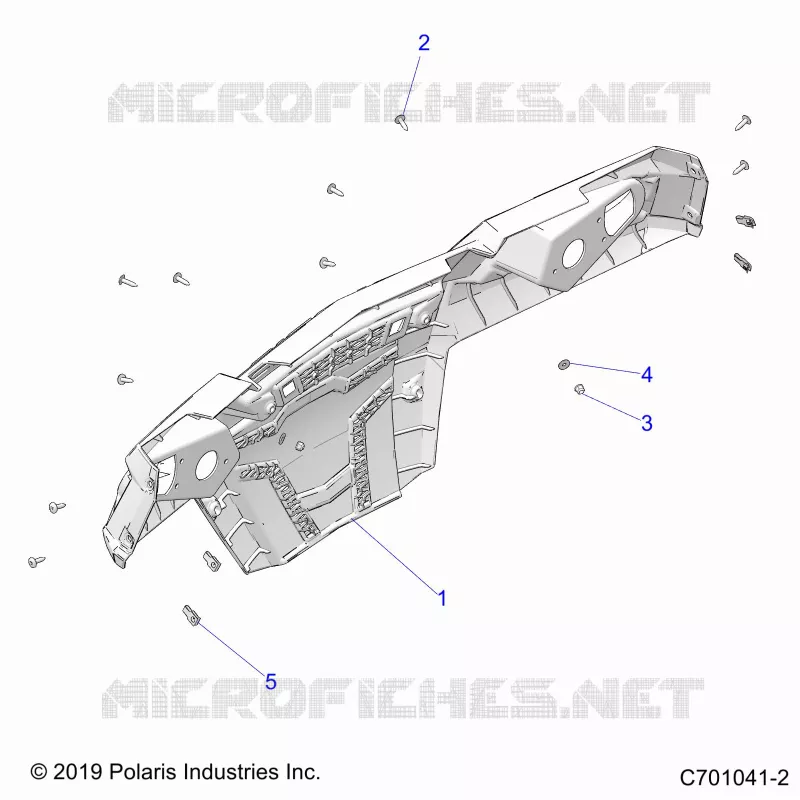 CARROSSERIE ARRIERE BUMPER