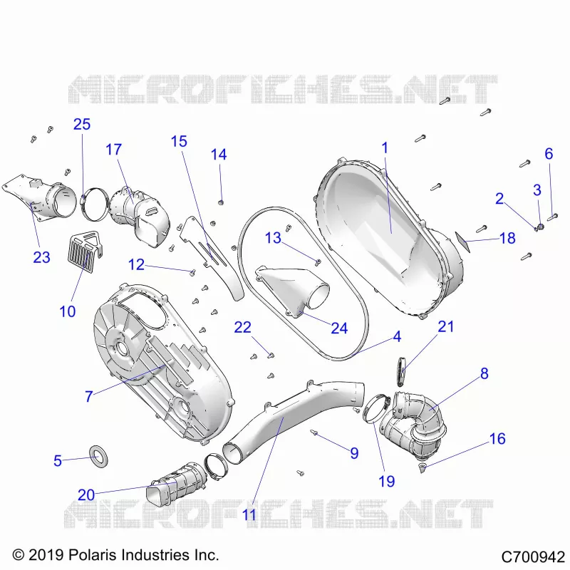 SYSTÃˆME DE TRANSMISSION, CLUTCH COVER AND DUCTING