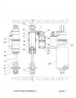 SUSPENSION, AMORTISSEUR AVANT TRACK (7044878)