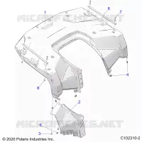 CARROSSERIE ARRIERE CAB