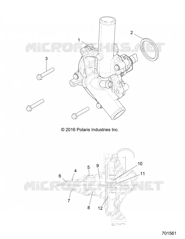 REFROIDISSEMENT, WATERPUMP