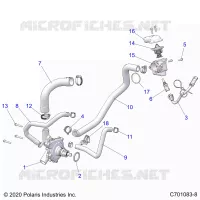 MOTEUR, WATERPUMP AND BYPASS