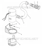 POMPE DE CALE SLX 780 B964287 and Intl. SLX 780 I964287 (4937443744B013)