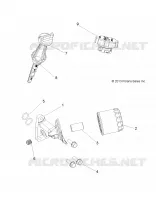 ENGINE, FILTRE A HUILE AND DIPSTICK