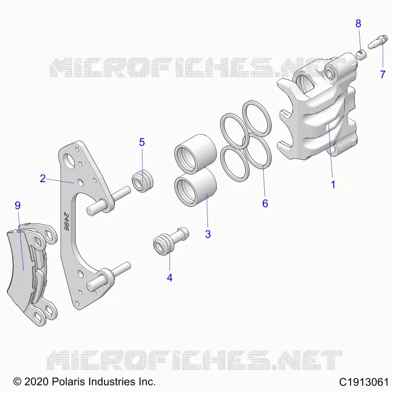 FREIN AVANT CALIPER