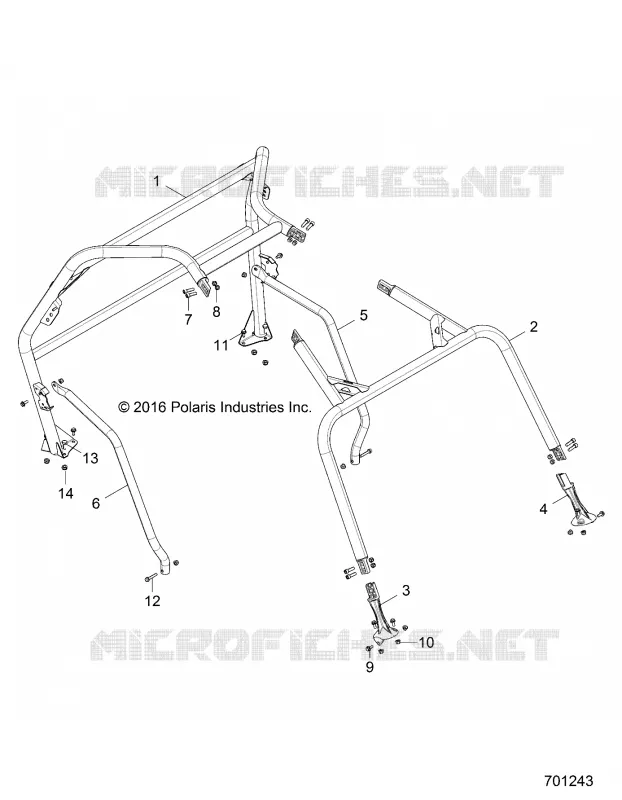 CHASSIS, CAB CADRE