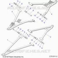 SUSPENSION AVANT CONTROL ARMS