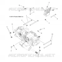 SYSTÈME DE TRANSMISSION, MAIN GEARCASE MOUNTING