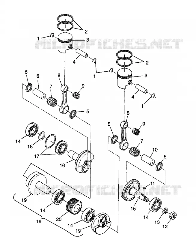 PISTON ET VILEBREQUIN